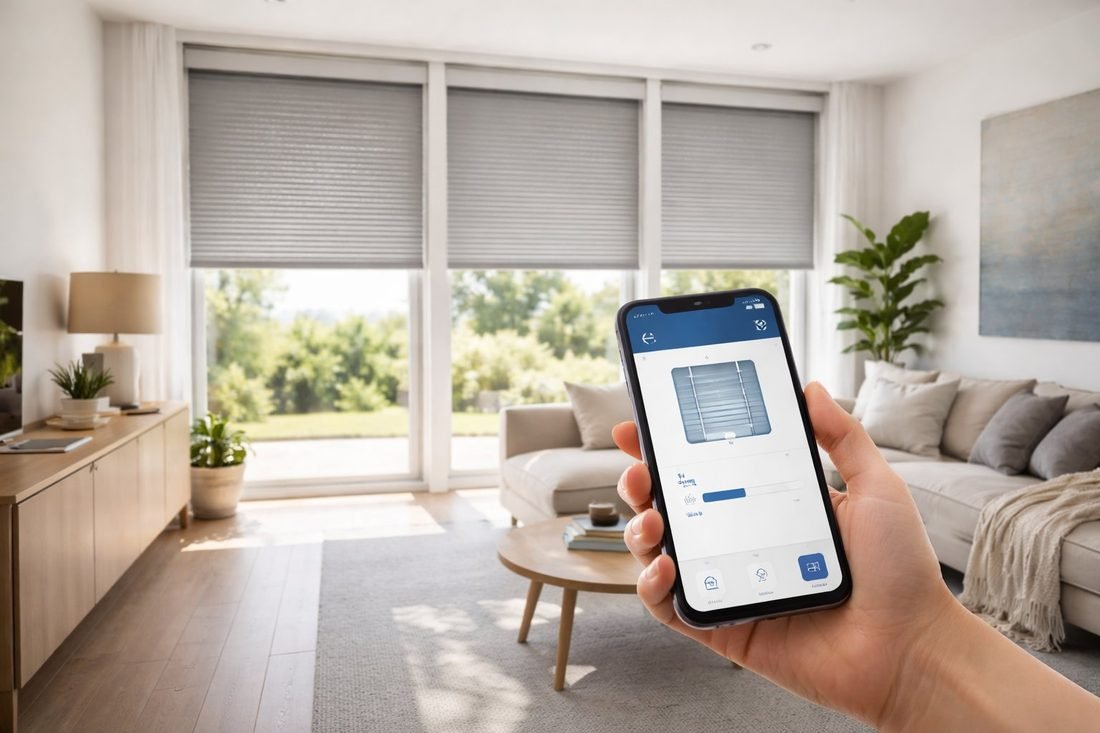 Control de persianas motorizadas desde aplicación móvil